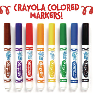 Broad Line Washable Markers, Broad Bullet Tip, Blue, 12/Box - 5