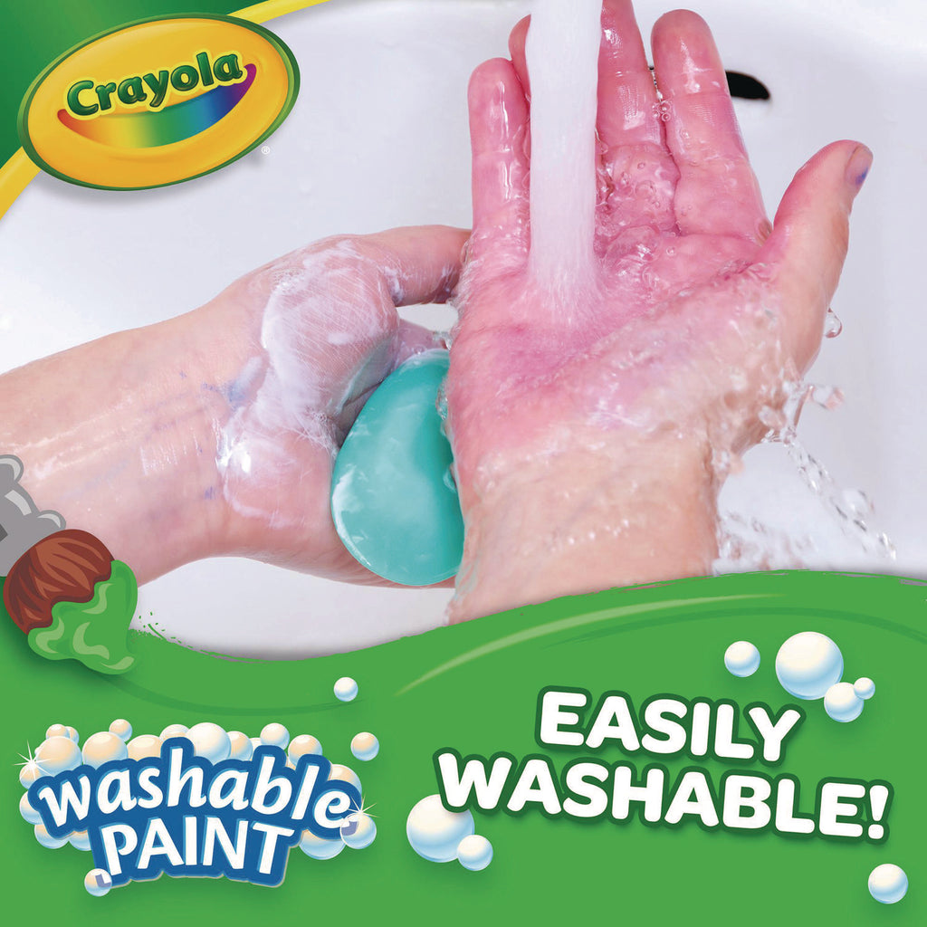 Washable Paint, Brown, 16 oz Bottle