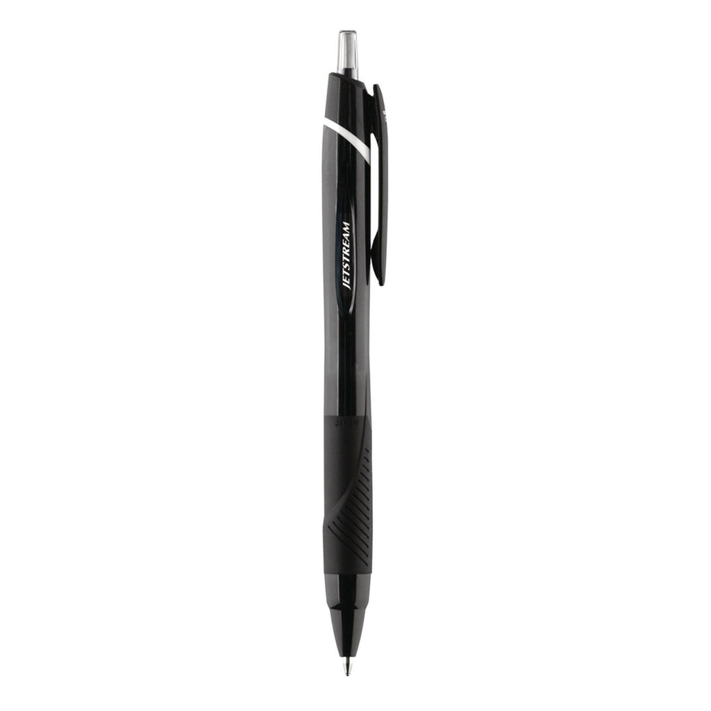 uni Jetstream Elements Ballpoint Pen - Medium Pen Point - 1 mm Pen Point Size - Black Gel-based Ink - 1 Dozen