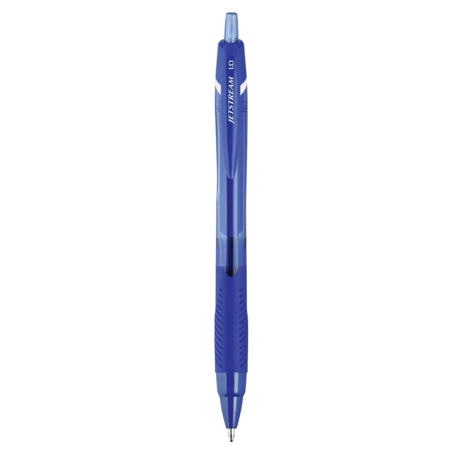 uni Jetstream Elements Ballpoint Pen - Medium Pen Point - 1 mm Pen Point Size - Blue Gel-based Ink - 1 Dozen - 2