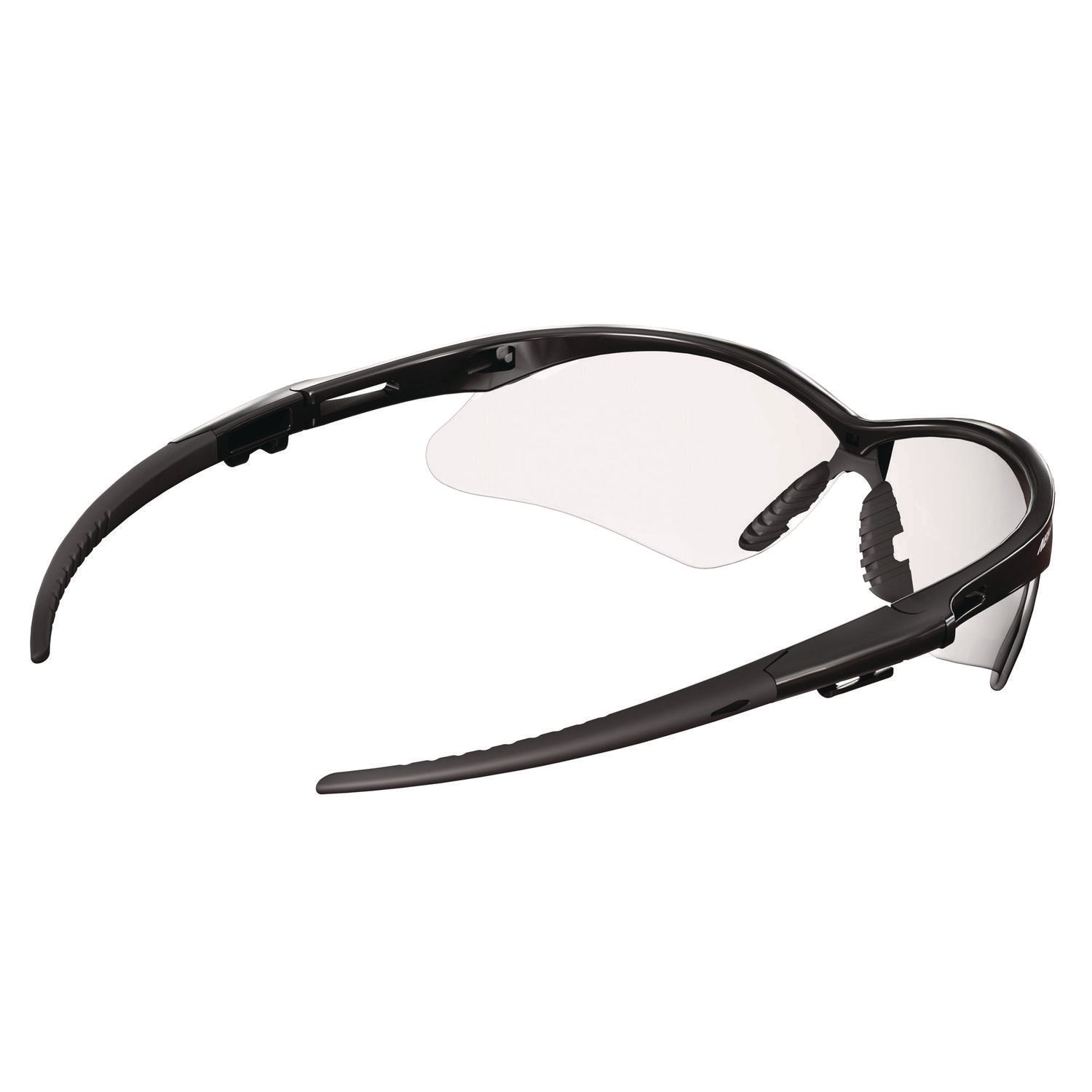 V30 Nemesis VL Safety Glasses, Black Frame, Clear Lens, 12/Carton