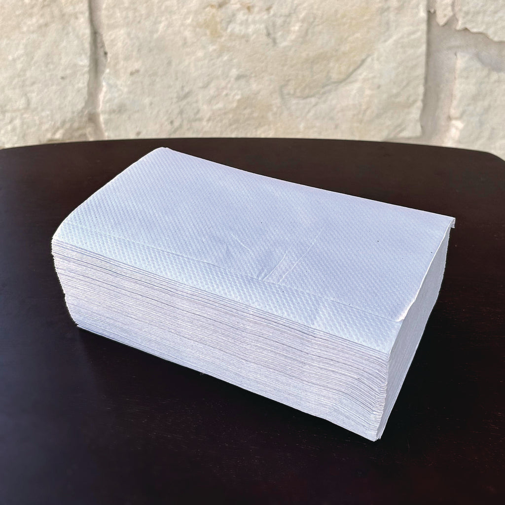 Boardwalk Green Single-Fold Towels, 1-Ply, 9.13 x 10.25, Natural White, 250/Pack, 16 Packs/Carton