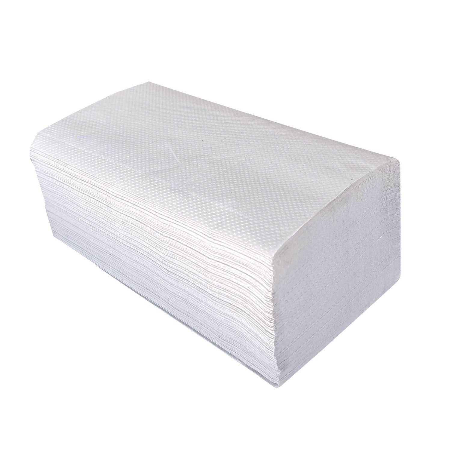 Boardwalk Green Single-Fold Towels, 1-Ply, 9.13 x 10.25, Natural White, 250/Pack, 16 Packs/Carton - 1