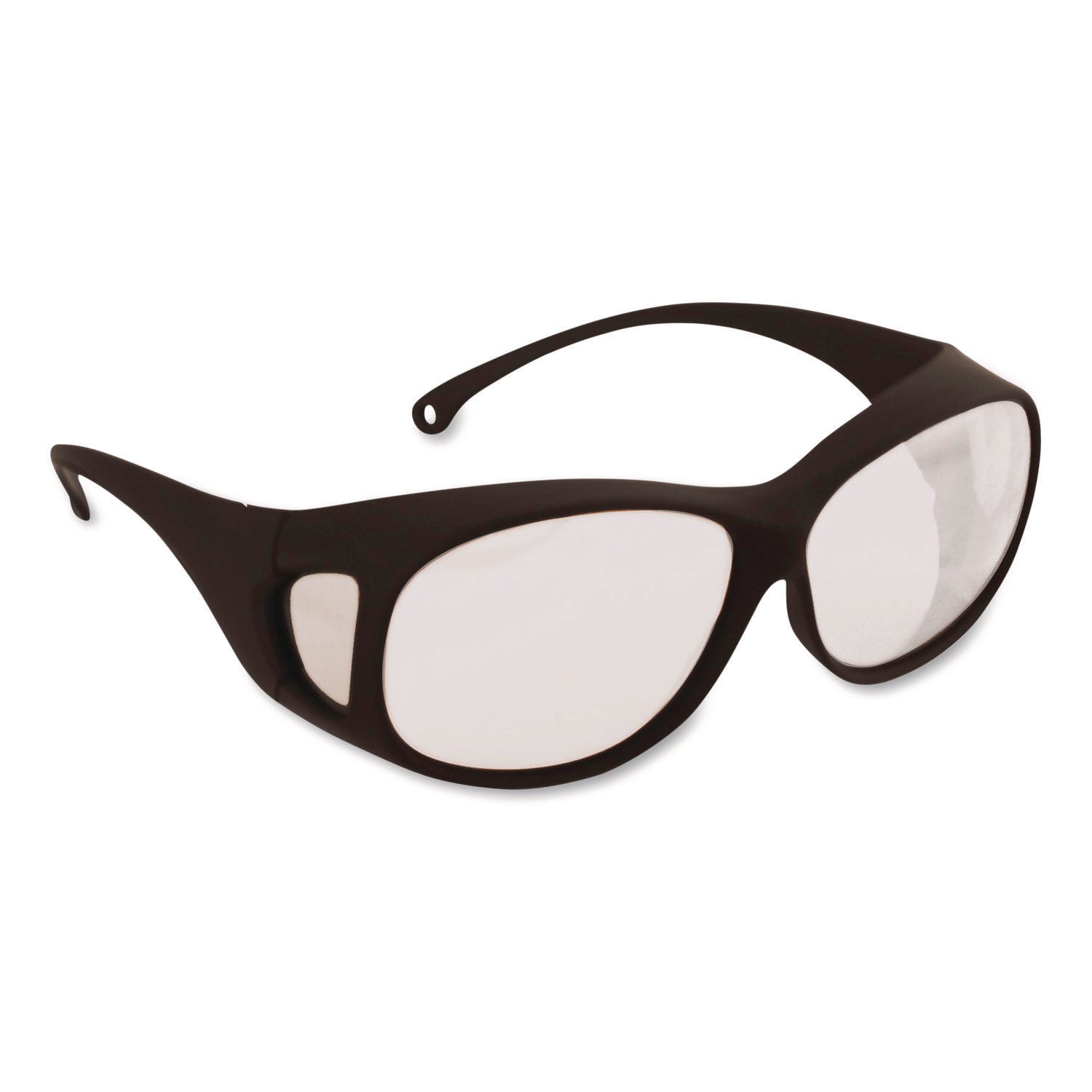 V50 OTG Safety Eyewear, Black Frame, Clear Anti-Fog Lens - 1