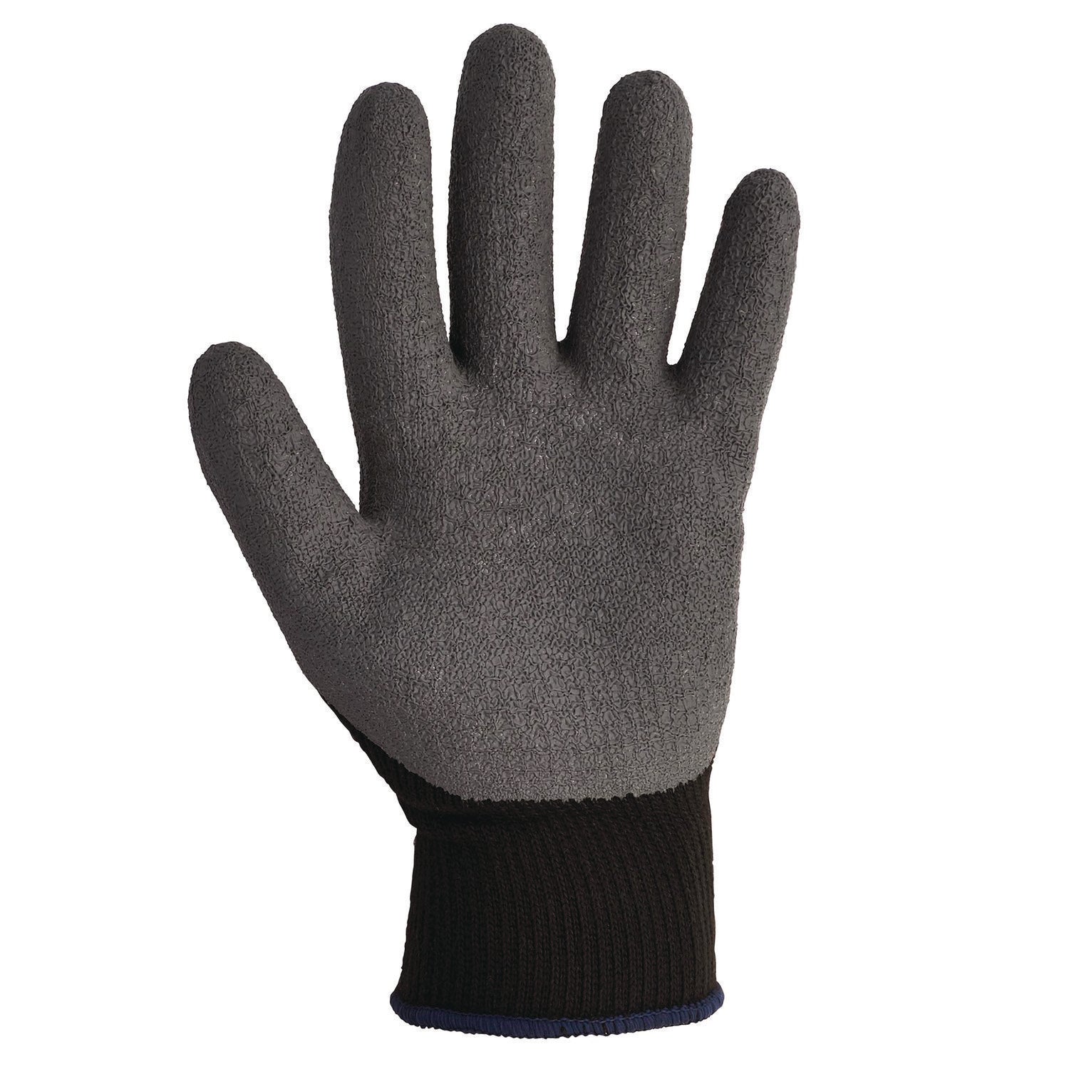 G40 Latex Coated Gloves, 270 mm Length, 11 X-Large, Poly/Cotton, Gray/Black, 12 Pairs/Pack - 2