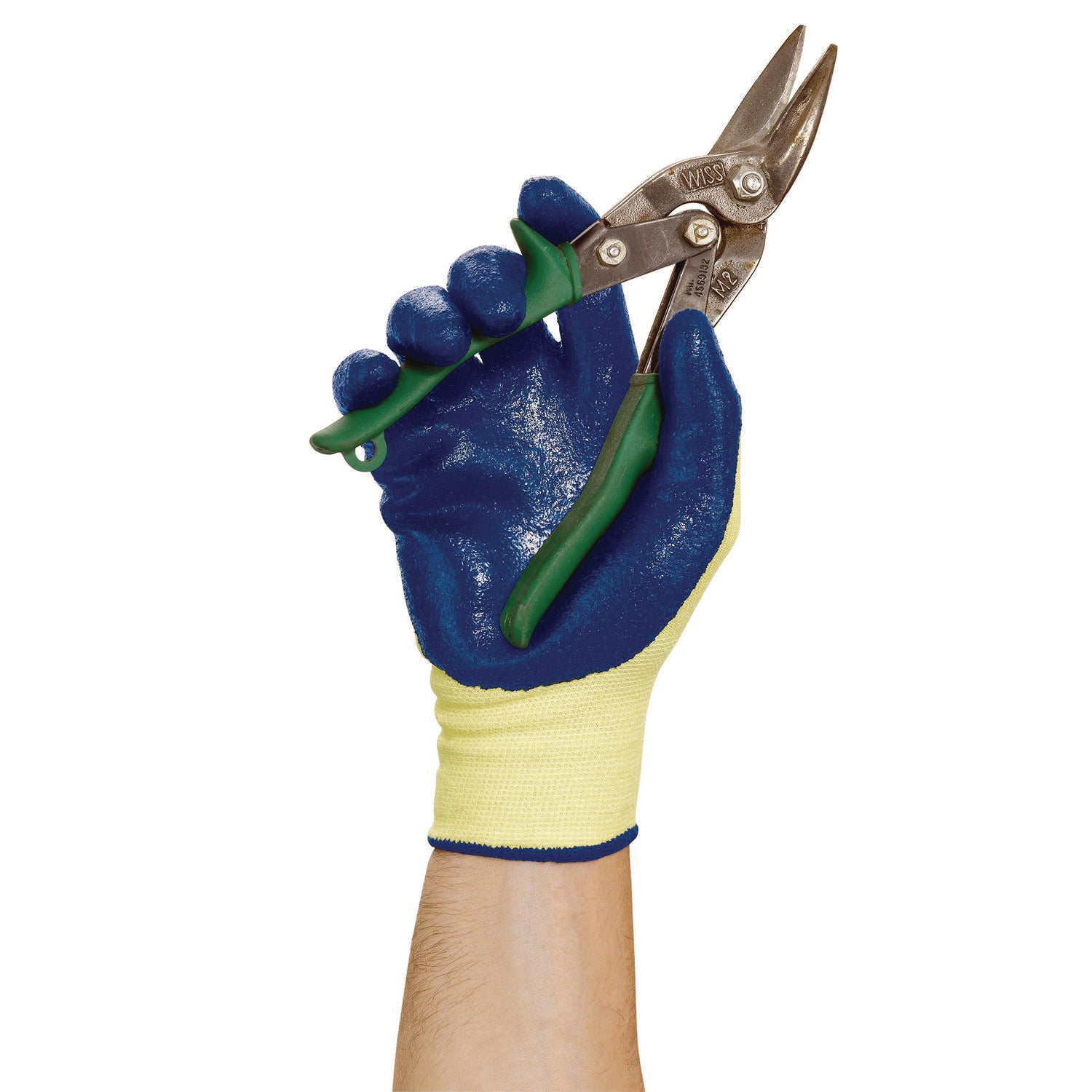 Kleenguard G60 Level2 Large Nitrile Coasted Cut Glove Ylw/Blu 5/12 - 4