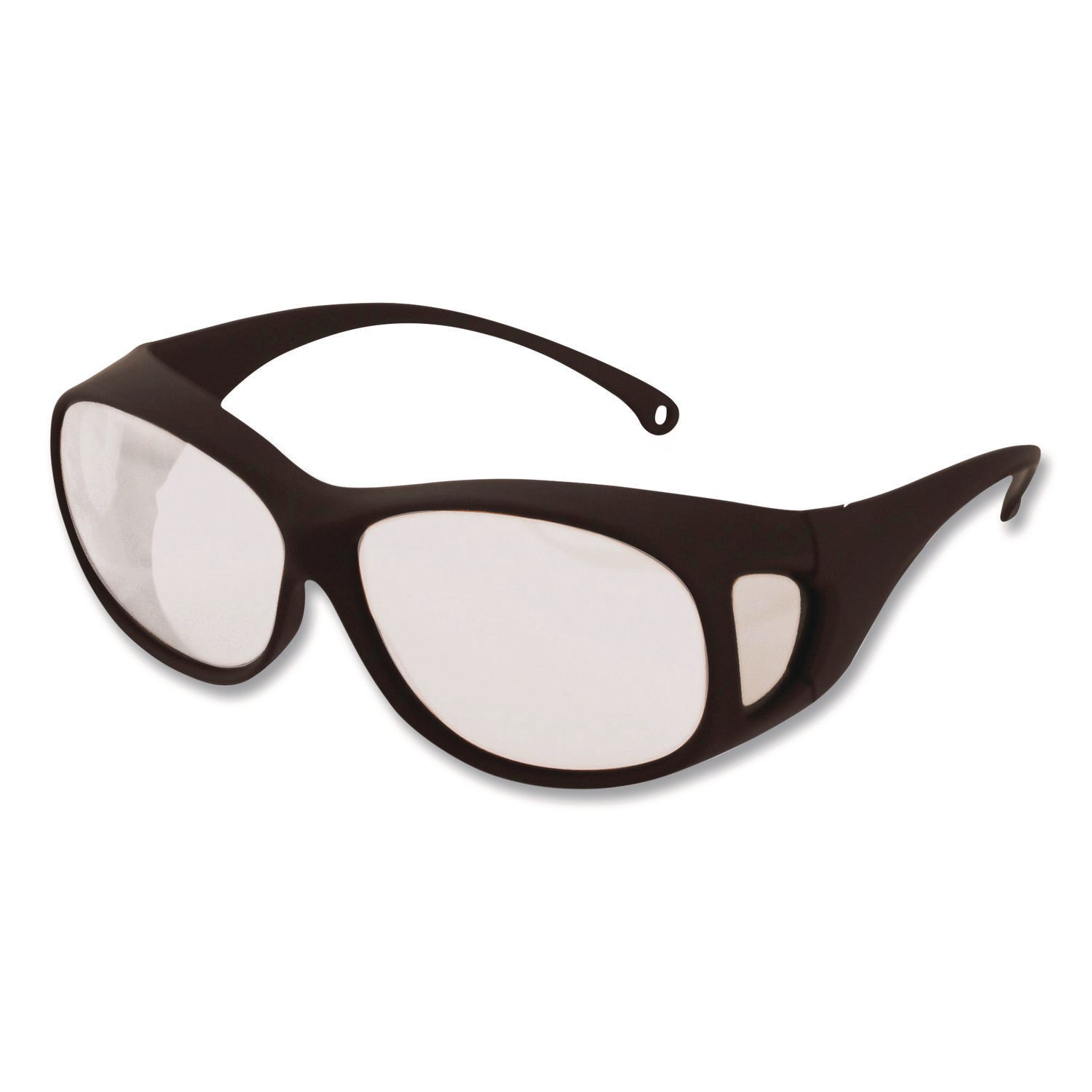 V50 OTG Safety Eyewear, Black Frame, Clear Anti-Fog Lens
