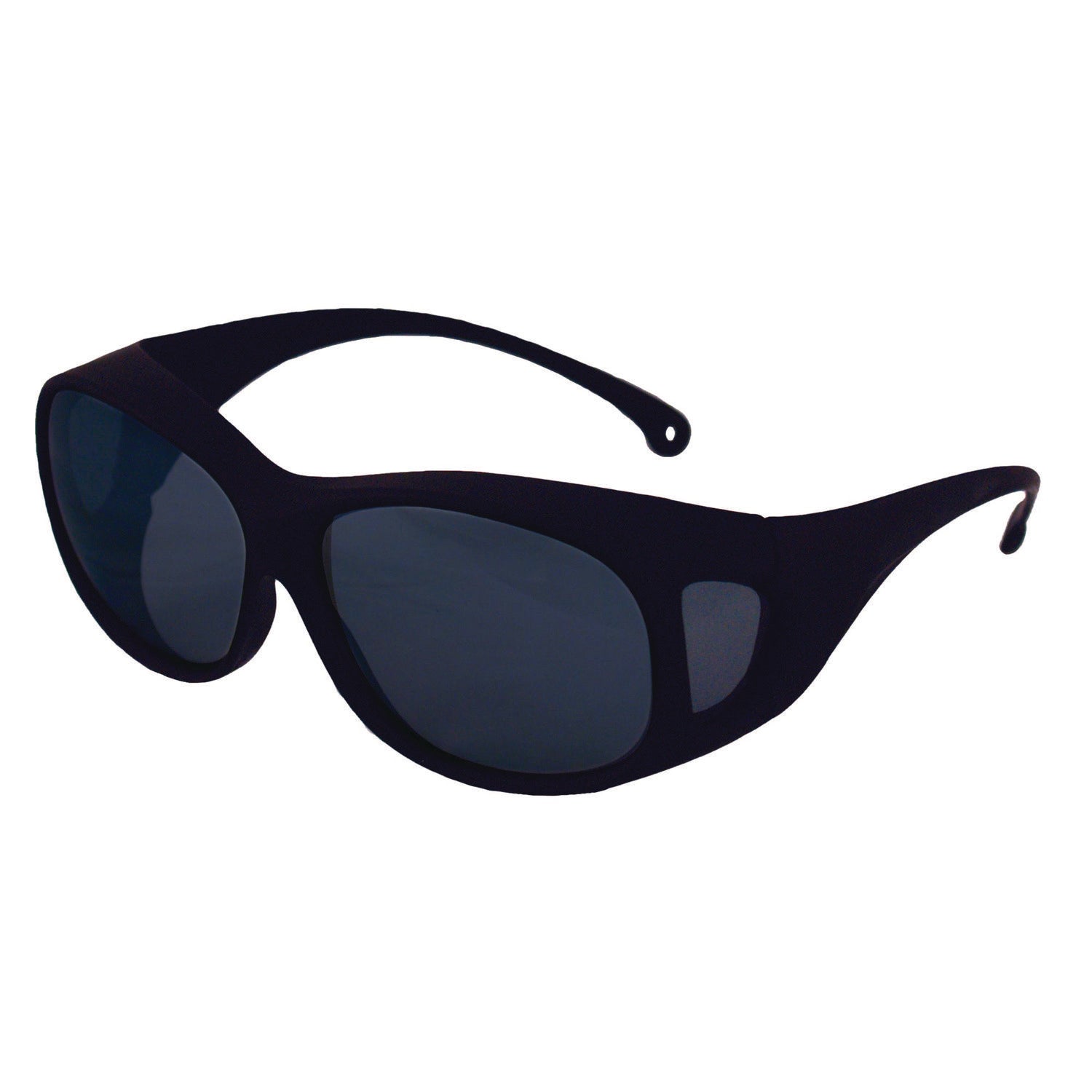 V50 OTG Safety Eyewear, Black Frame, Smoke Mirror Anti-Fog Lens