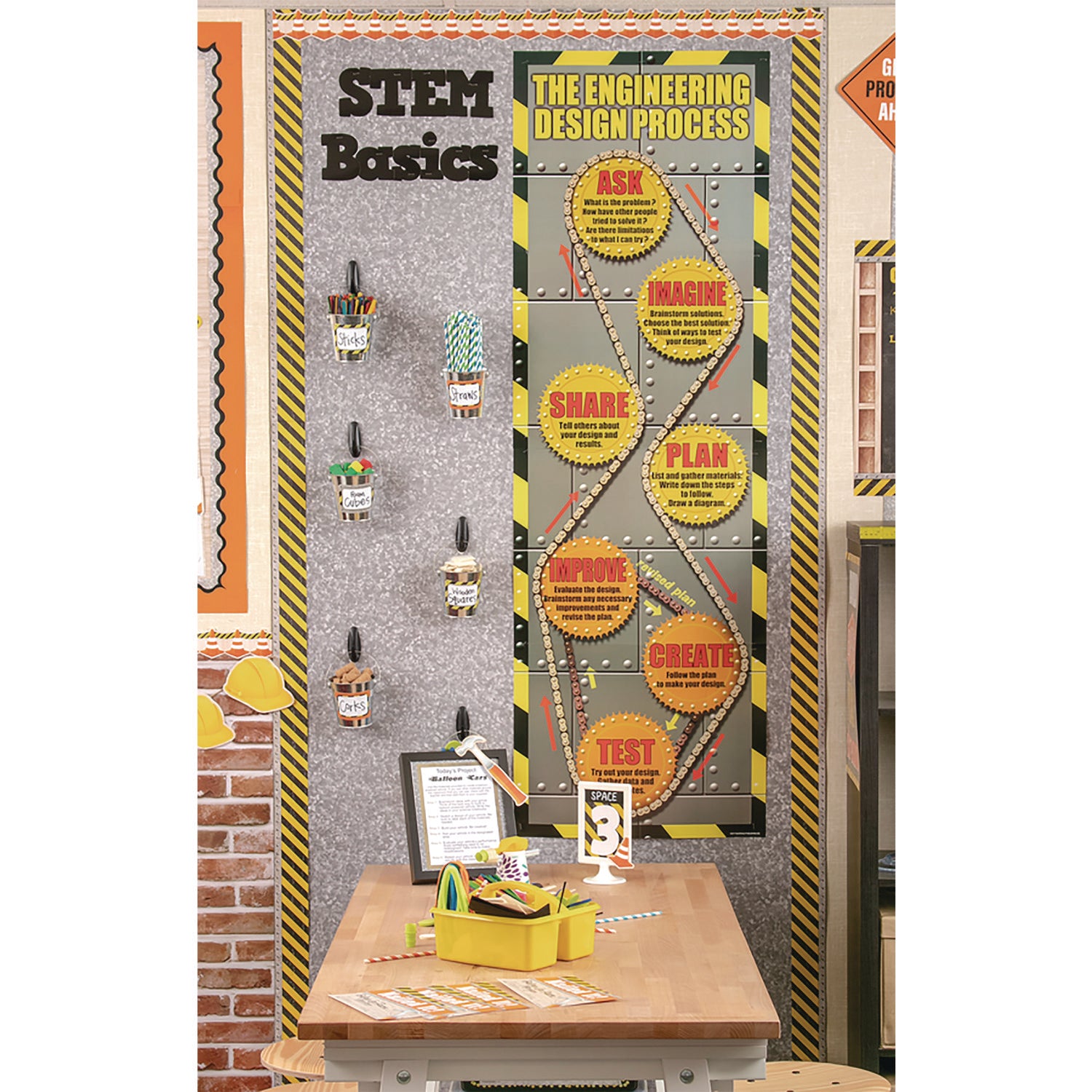 Better Than Paper Bulletin Board Roll, 4 ft x 12 ft, Galvanized Metal