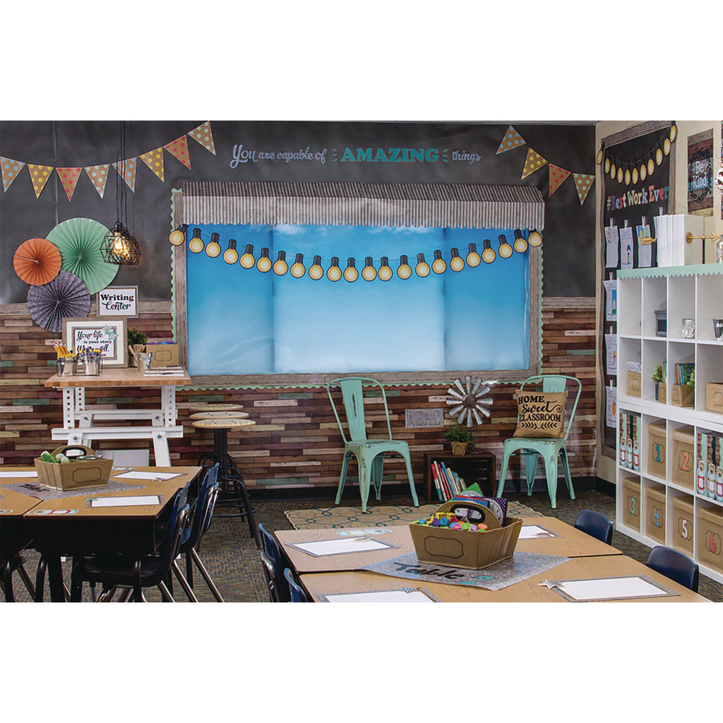 Better Than Paper Bulletin Board Roll, 4 ft x 12 ft, Chalkboard
