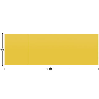 Better Than Paper Bulletin Board Roll, 4 ft x 12 ft, Yellow Gold