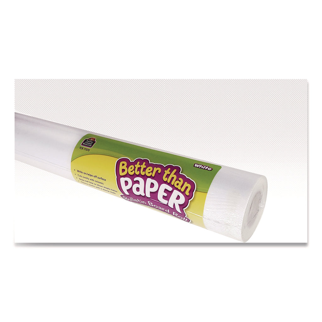 Better Than Paper Bulletin Board Roll, 4 ft x 12 ft, White - 4
