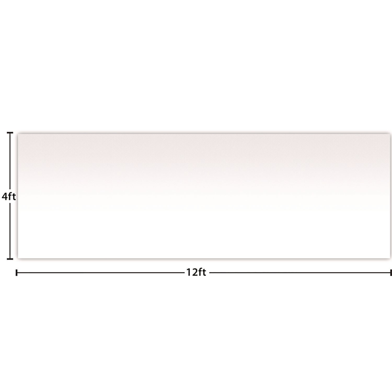 Better Than Paper Bulletin Board Roll, 4 ft x 12 ft, White - 5