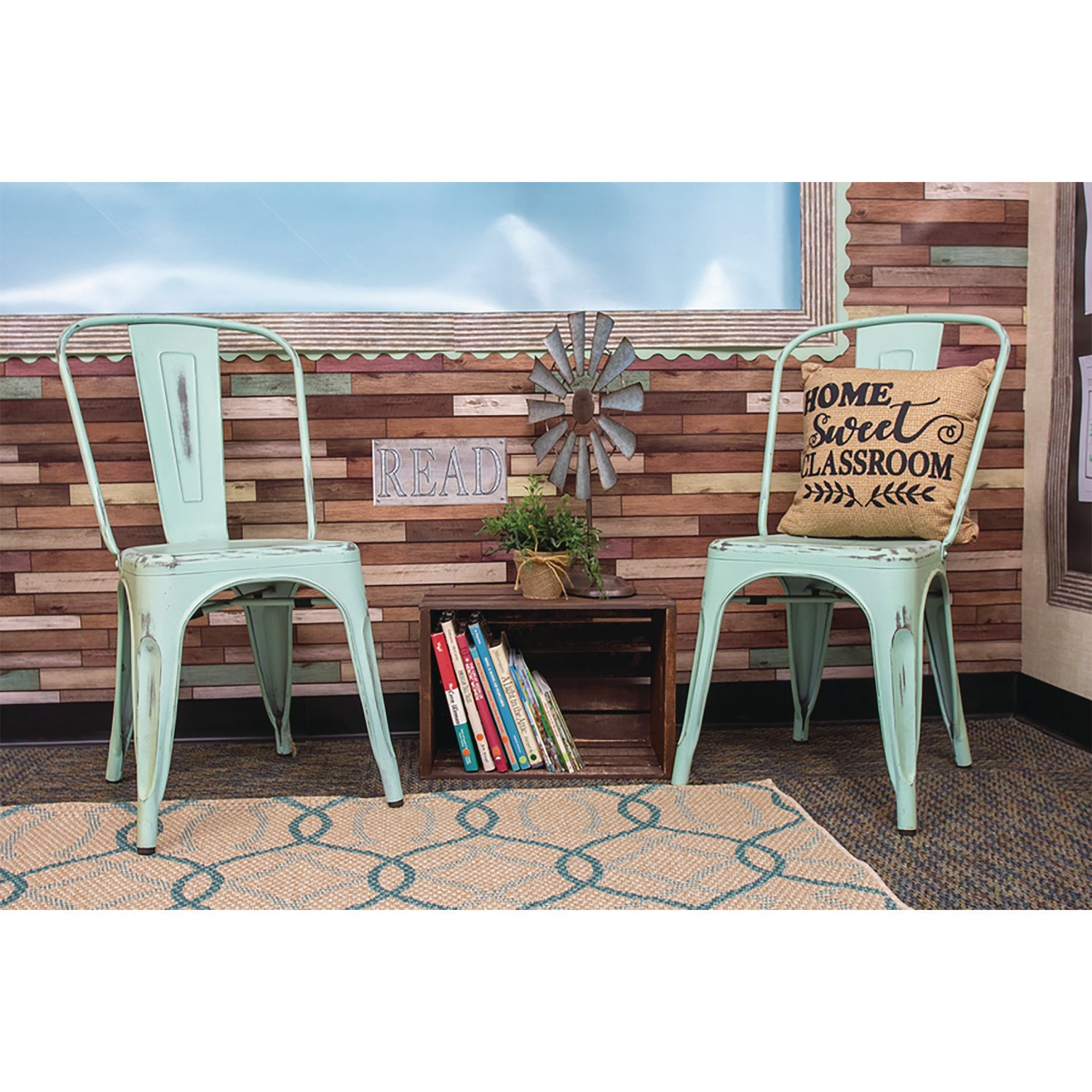 Better Than Paper Bulletin Board Roll, 4 ft x 12 ft, Reclaimed Wood