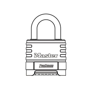 ProSeries Stainless Steel Easy-to-Set Combination Lock, Stainless Steel, 2.18" Wide
