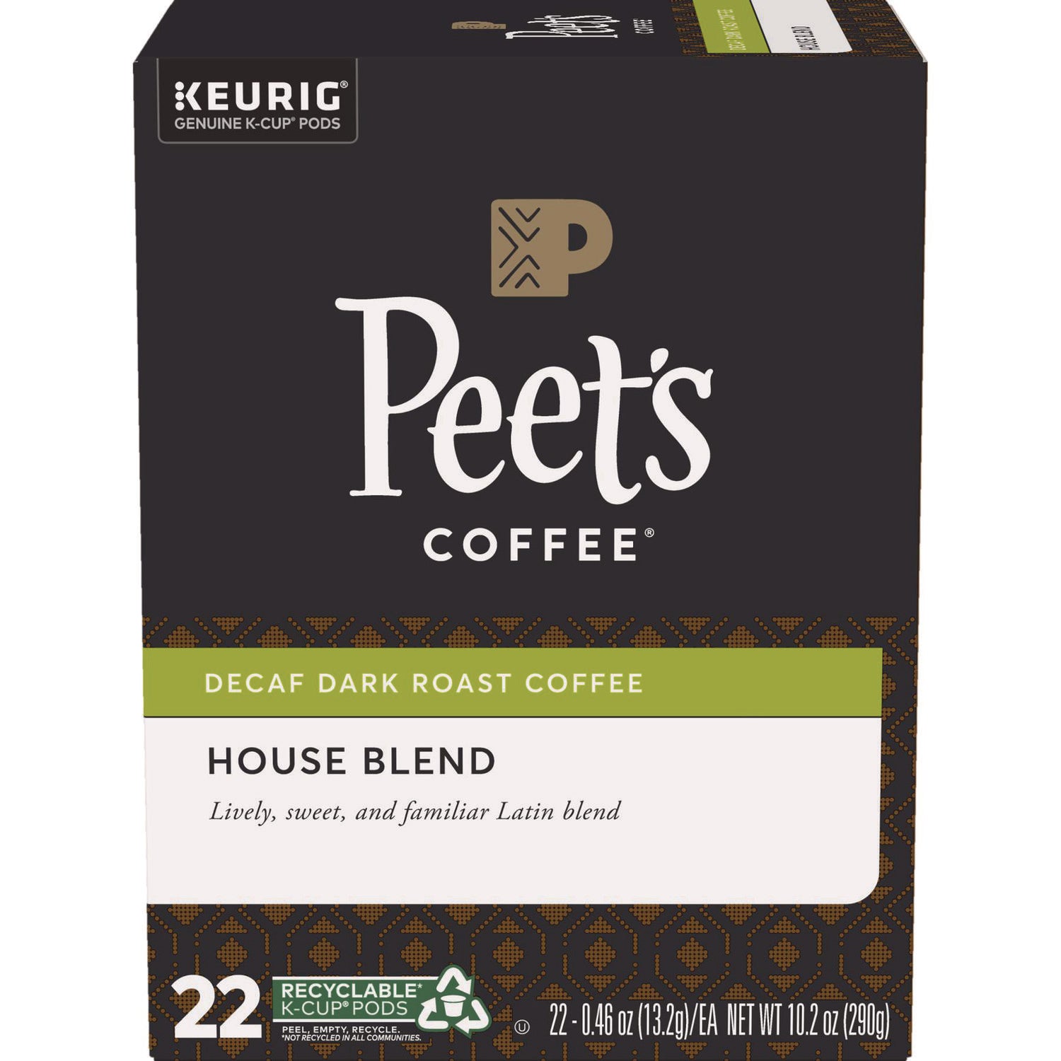 House Blend Decaf K-Cups, 22/Box - 1