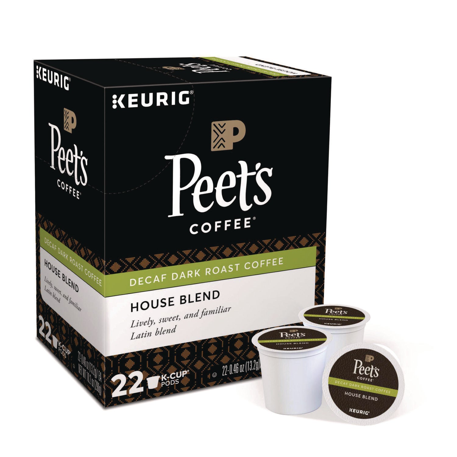 House Blend Decaf K-Cups, 22/Box - 4