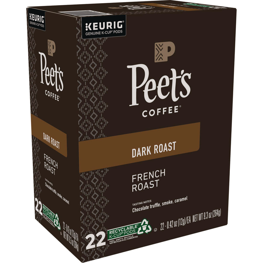 French Roast Coffee K-Cups, 22/Box