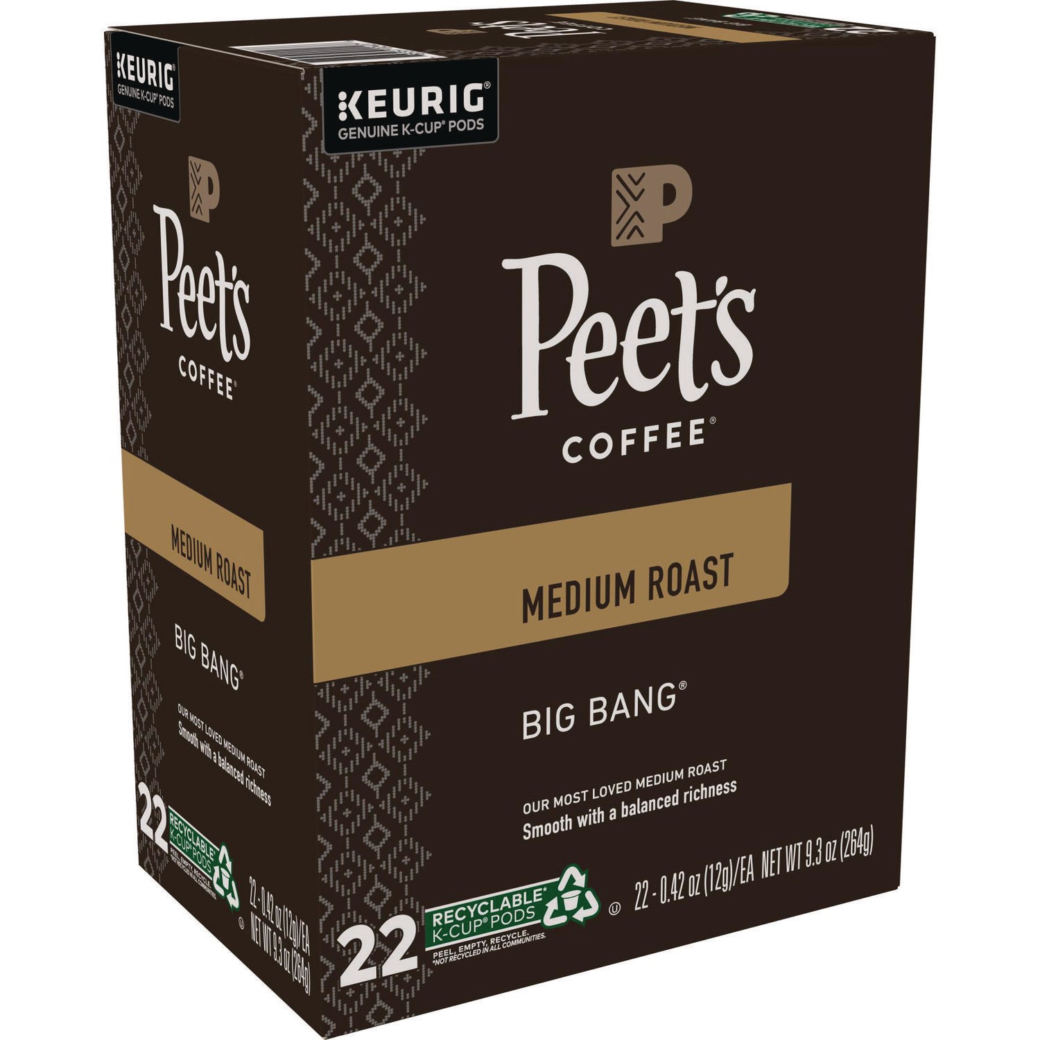 Peet's Big Bang K-Cup, Big Bang, K-Cup, 22/Box - 2