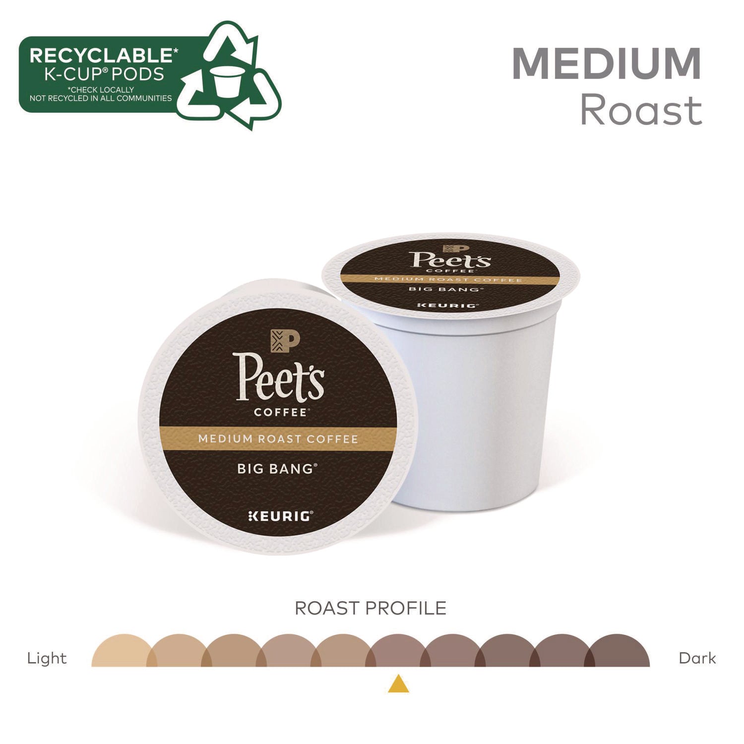 Peet's Big Bang K-Cup, Big Bang, K-Cup, 22/Box