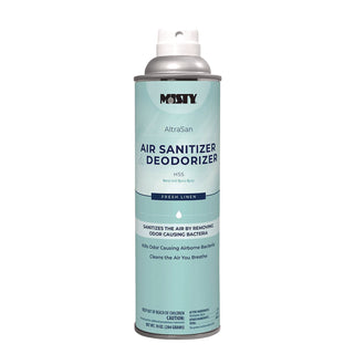 Handheld Air Sanitizer/Deodorizer, Fresh Linen, 10 oz Aerosol Spray, 12/Carton