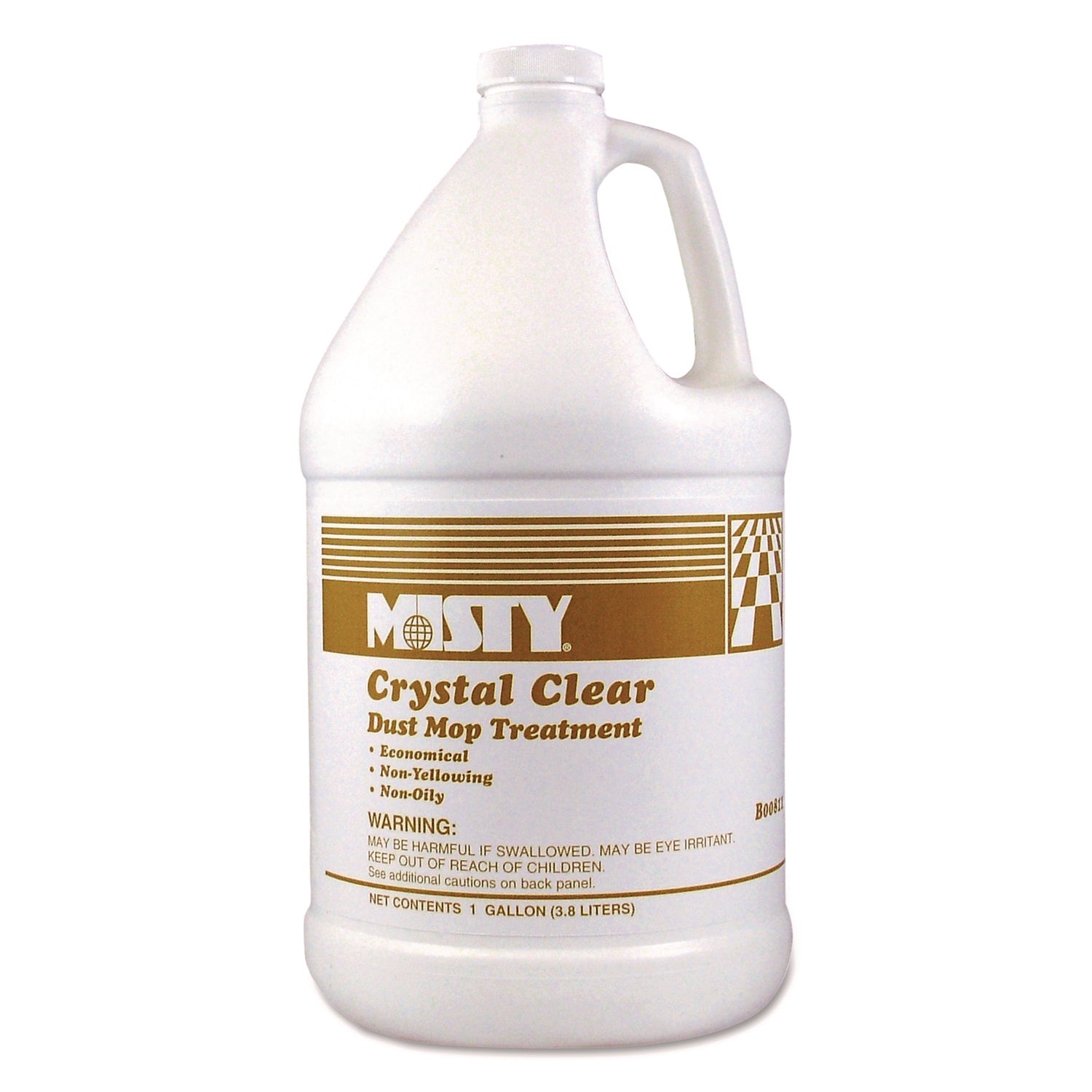 Crystal Clear Dust Mop Treatment, Slightly Fruity Scent, 1 gal Bottle - 1