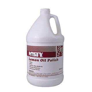 Lemon Oil Furniture Polish, Lemon Scent, 1 gal Bottle, 4/Carton
