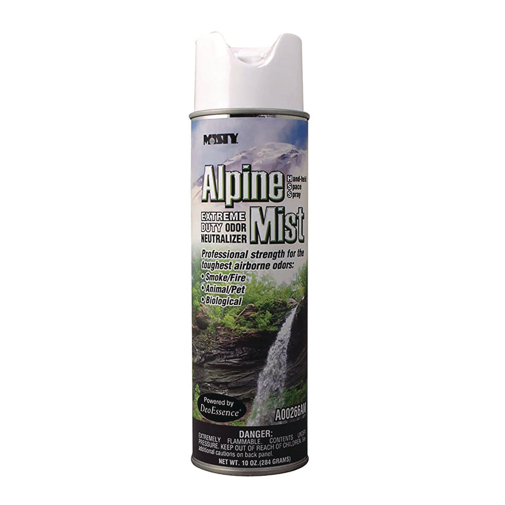 Hand-Held Odor Neutralizer, Alpine Mist, 10 oz Aerosol Spray, 12/Carton
