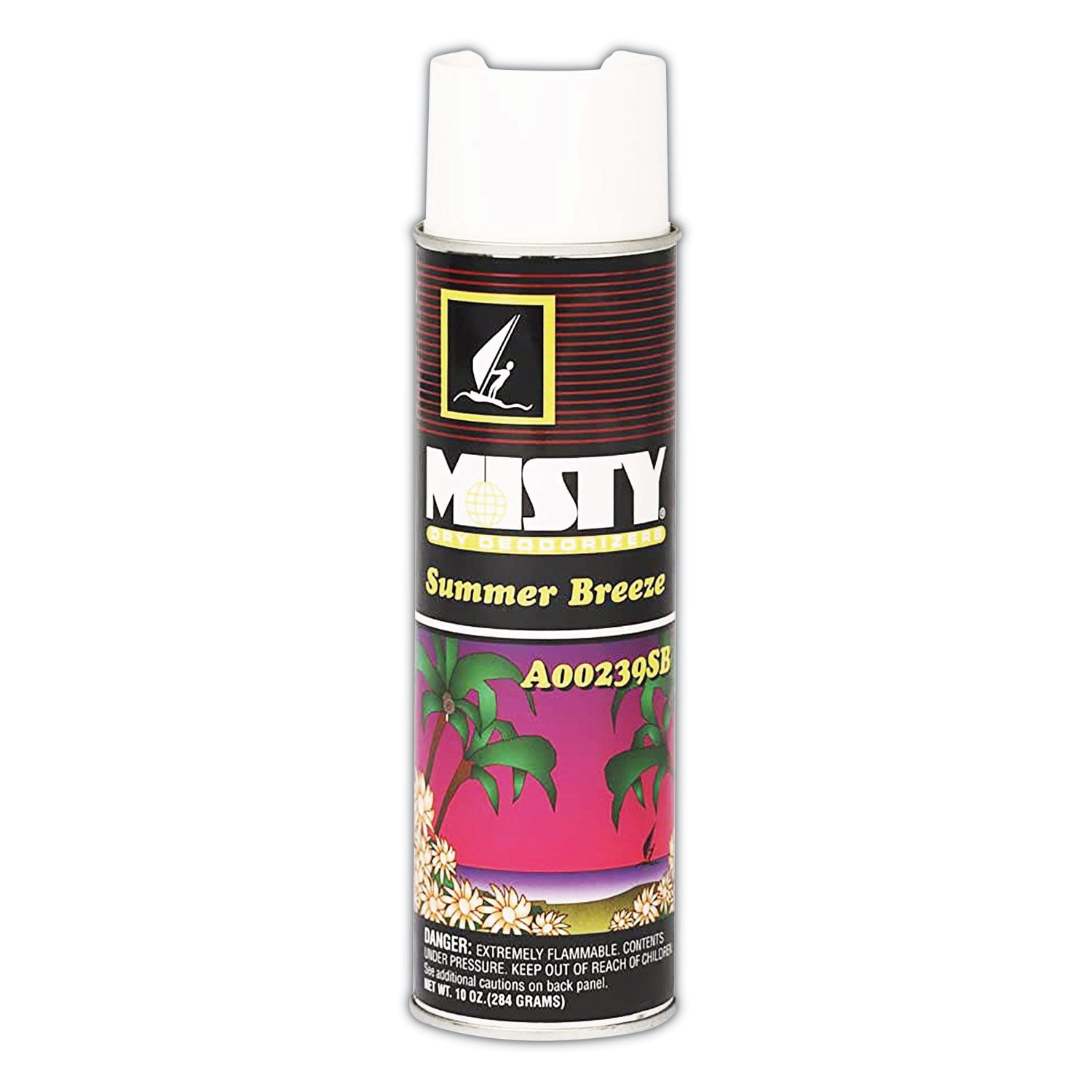 Handheld Air Deodorizer, Summer Breeze, 10 oz Aerosol Spray, 12/Carton