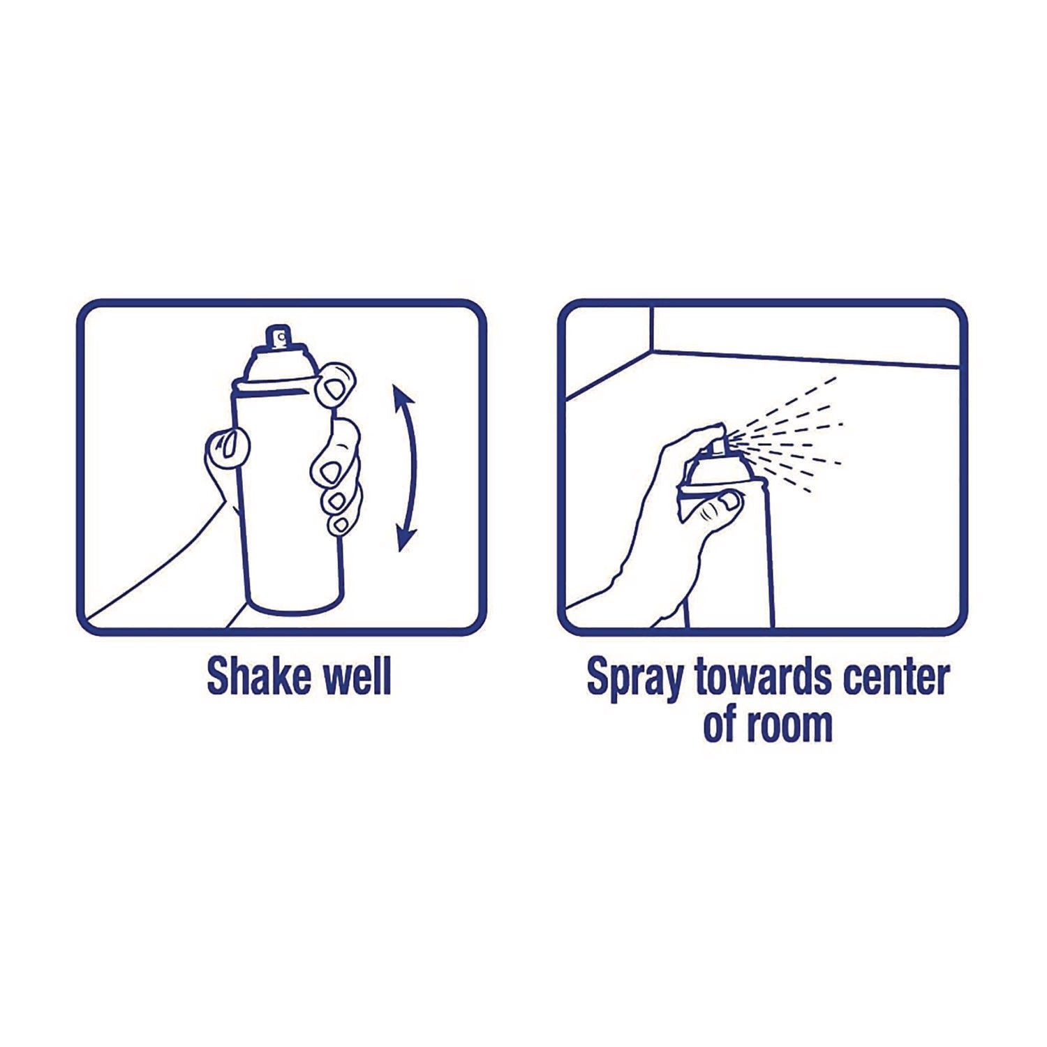 Handheld Air Deodorizer, Summer Breeze, 10 oz Aerosol Spray, 12/Carton