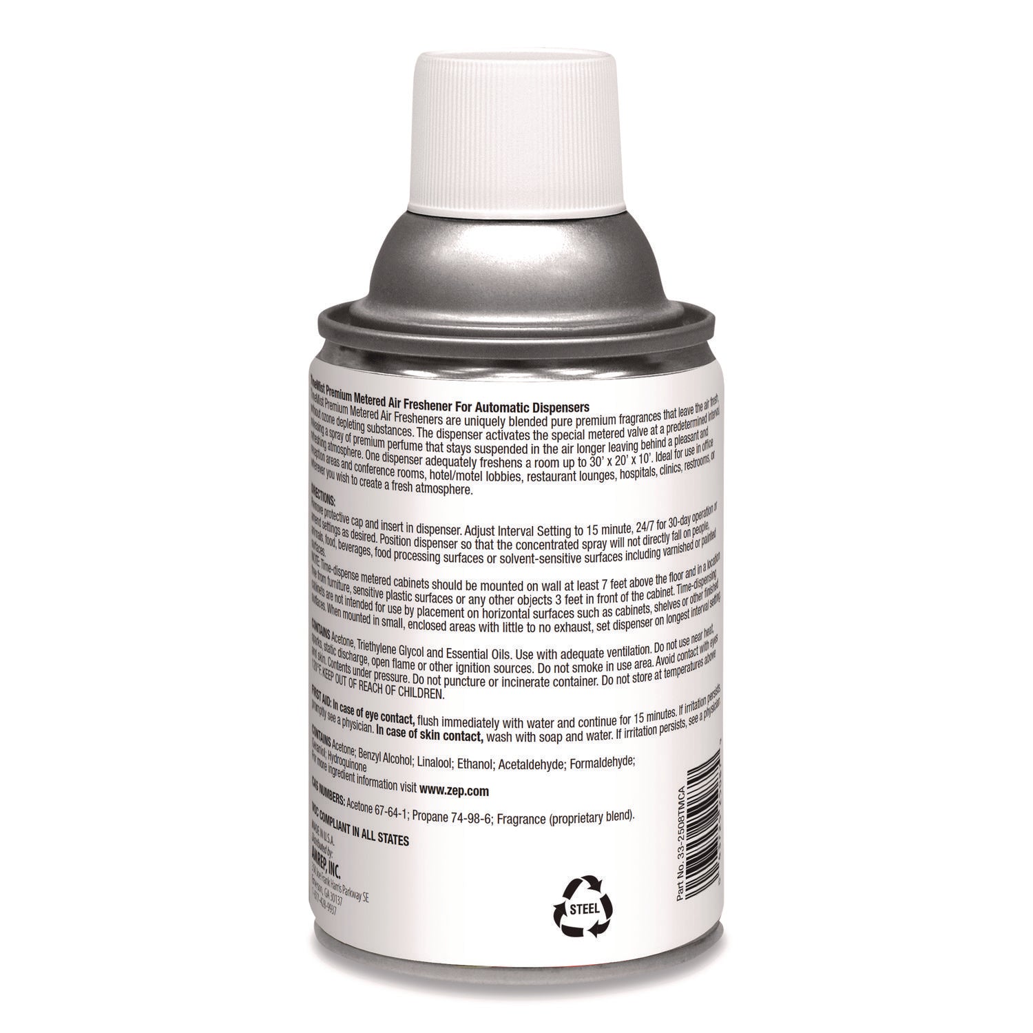 Premium Metered Air Freshener Refill, Citrus, 6.6 oz Aerosol Spray - 2