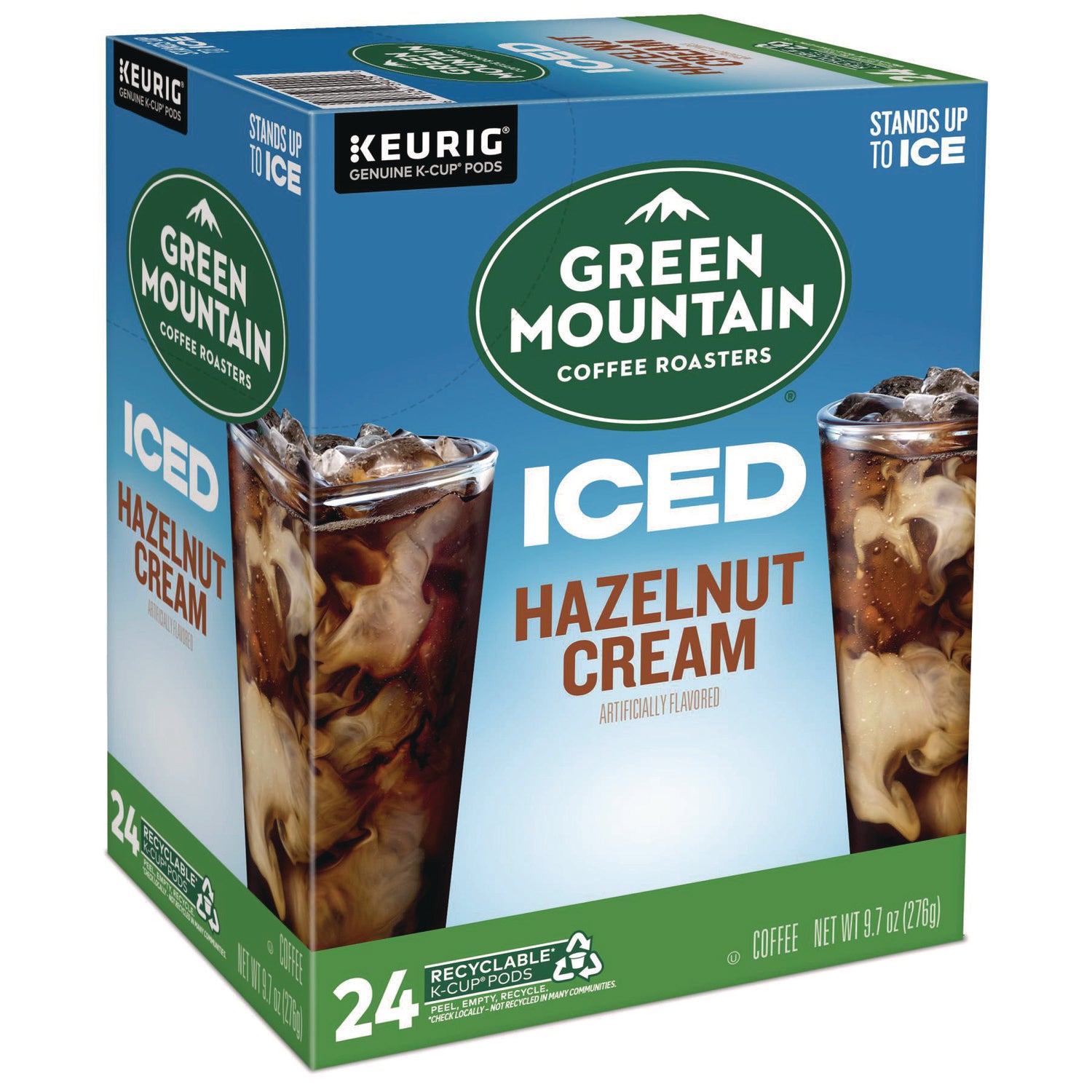 Hazelnut Cream Brew Over Ice Coffee K-Cups, 24/Box - 1