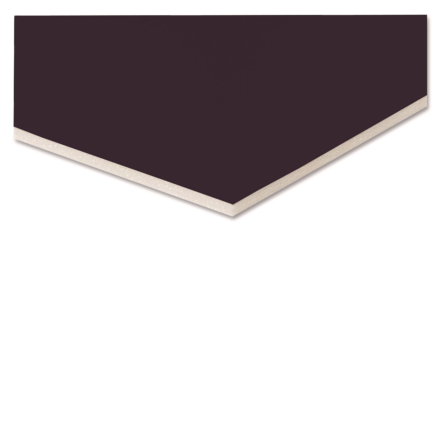 Foam Board, CFC-Free Polystyrene, 20 x 30, Black Surface and Core, 10/Carton - 5