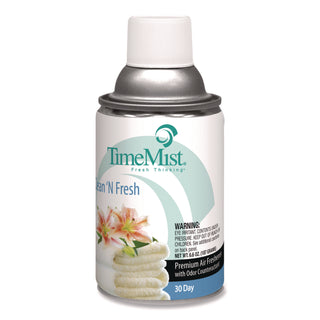Premium Metered Air Freshener Refill, Clean N Fresh, 7.1 oz Aerosol Spray - 1