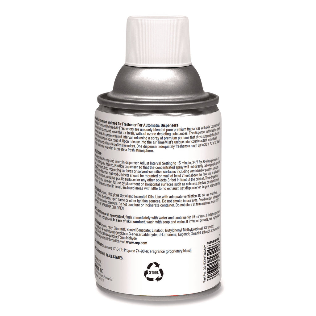 Premium Metered Air Freshener Refill, Caribbean Waters, 6.6 oz Aerosol Spray - 2