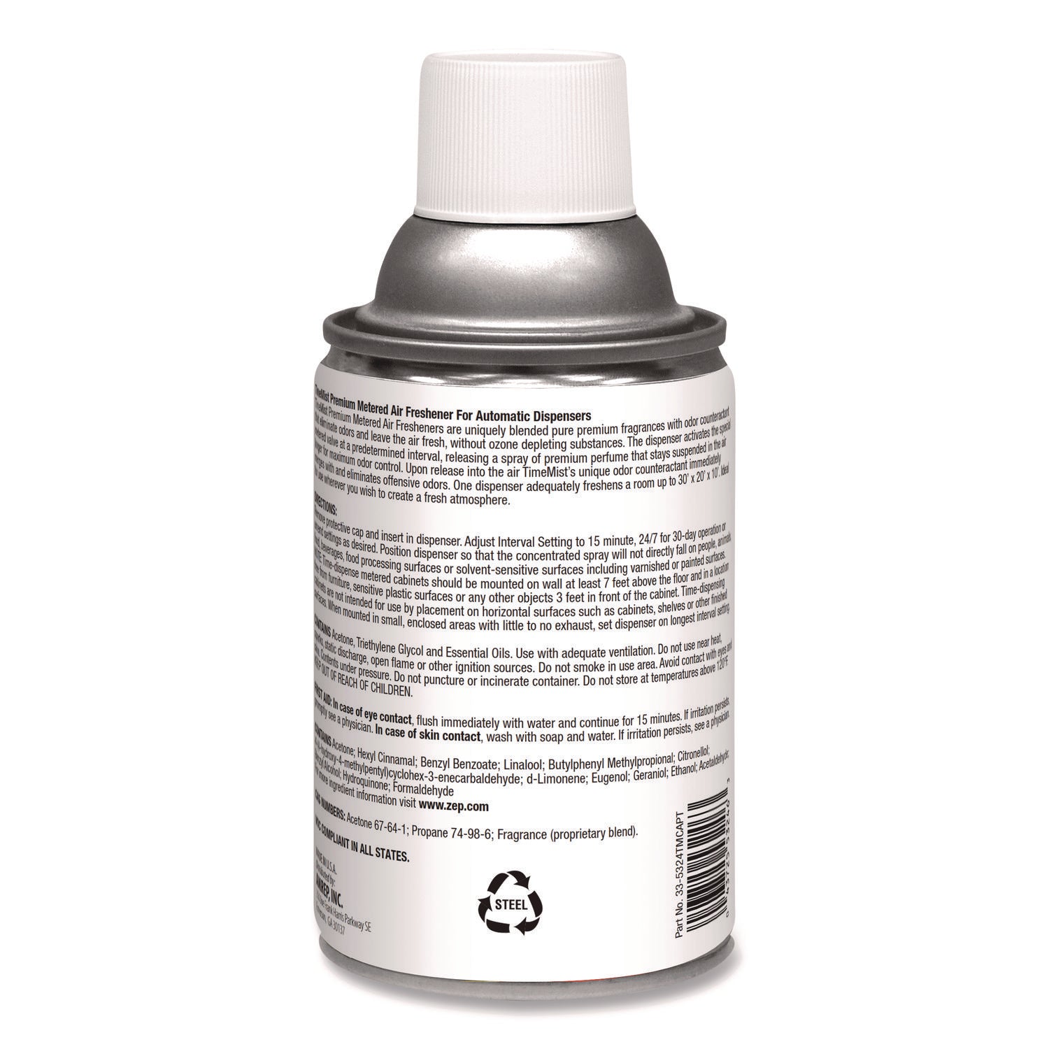 Premium Metered Air Freshener Refill, Caribbean Waters, 6.6 oz Aerosol Spray - 2
