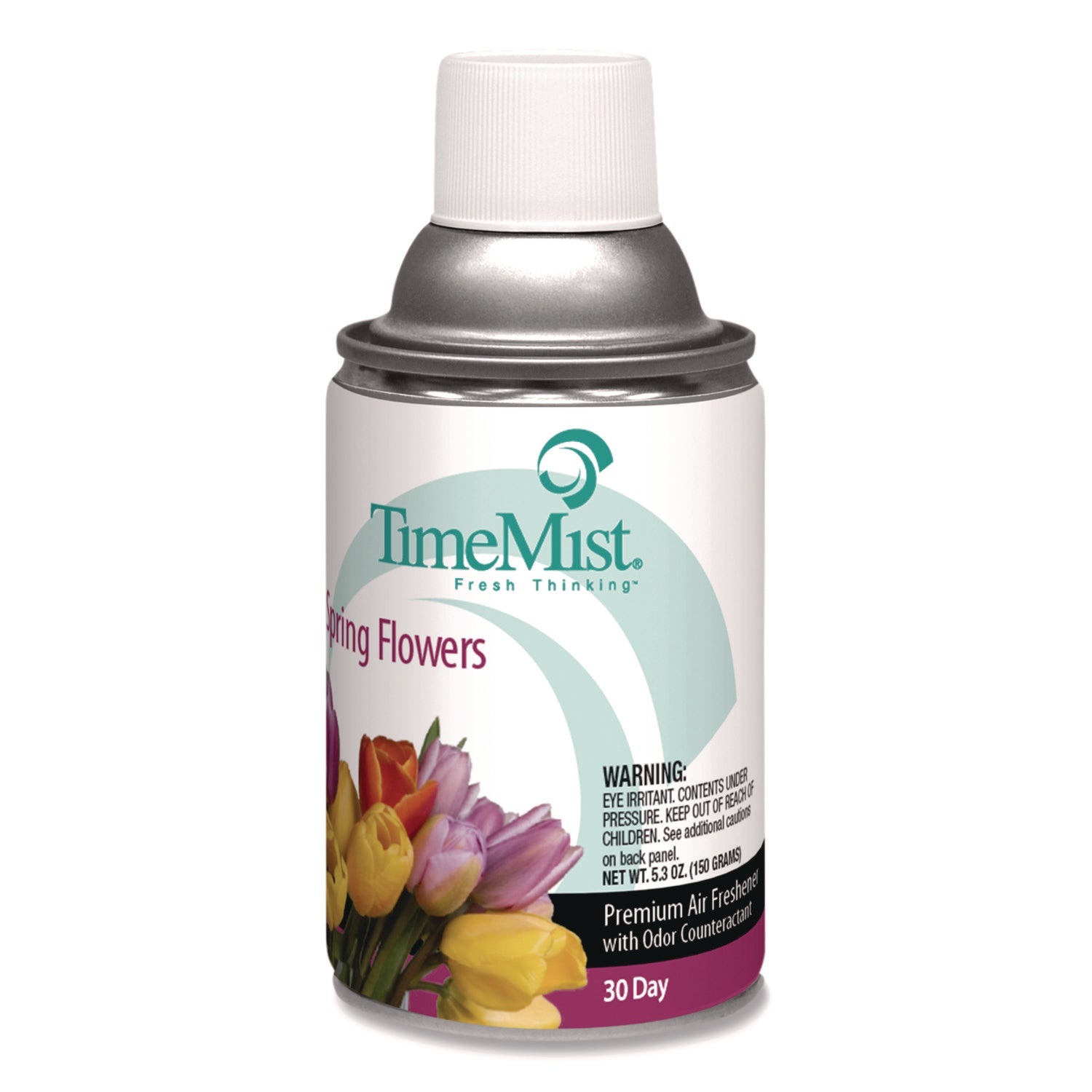 Premium Metered Air Freshener Refill, Spring Flowers, 6.6 oz Aerosol Spray - 1