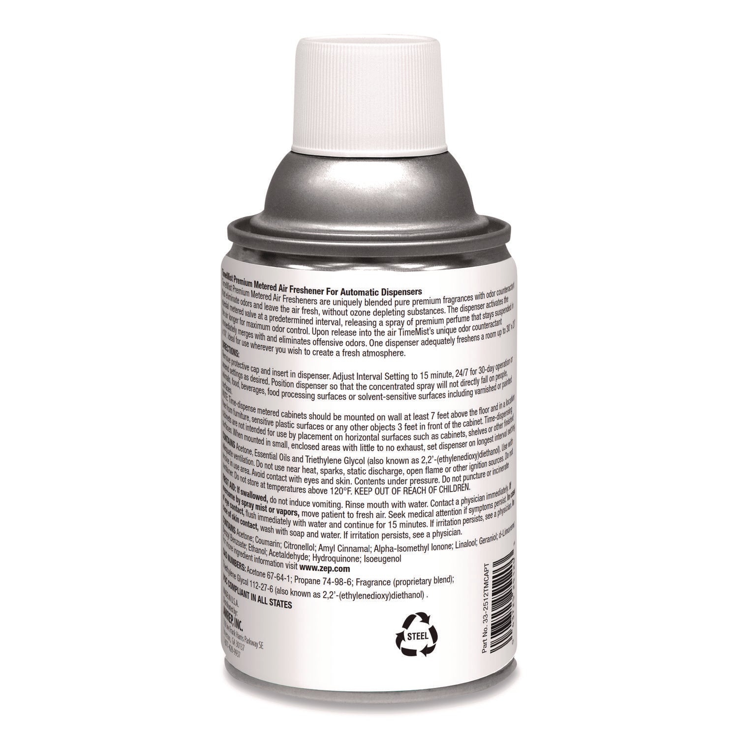 Premium Metered Air Freshener Refill, Baby Powder, 5.3 oz Aerosol Spray - 2