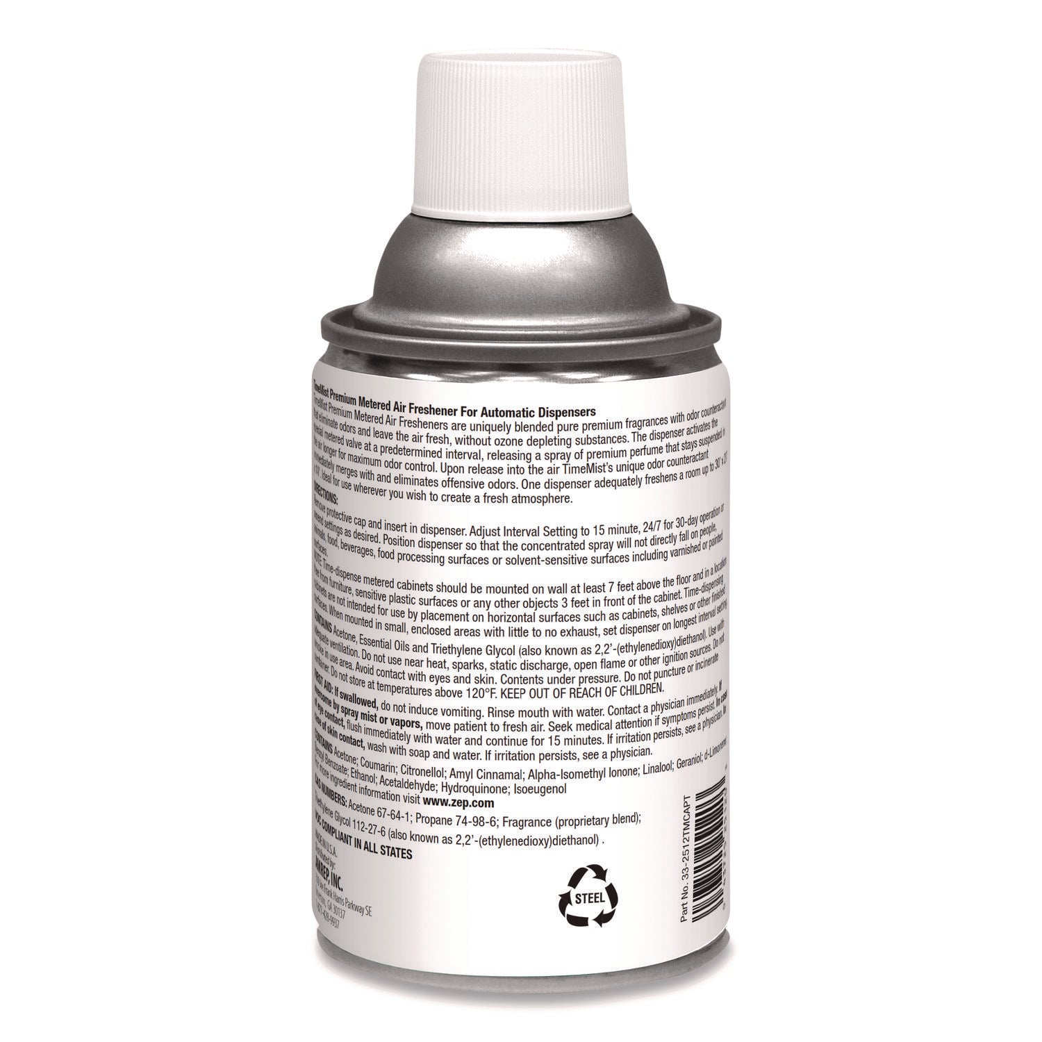 Premium Metered Air Freshener Refill, Baby Powder, 5.3 oz Aerosol Spray - 2