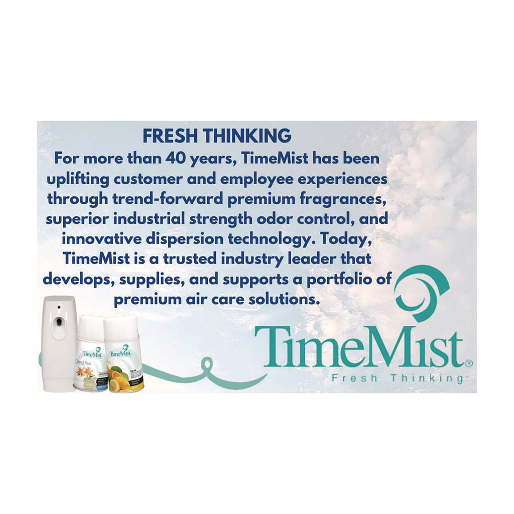 Classic Metered Aerosol Fragrance Dispenser, 3.75" x 3.25" x 9.5", White