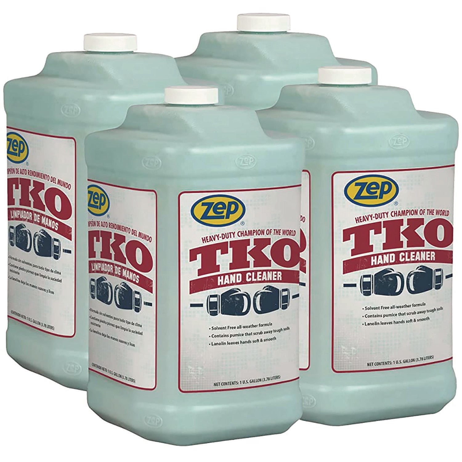 TKO Hand Cleaner, Lemon Lime Scent, 1 gal Bottle, 4/Carton - 3