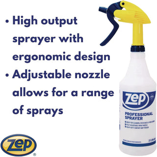 Professional Spray Bottle with Trigger Sprayer, 32 oz, Clear - 4