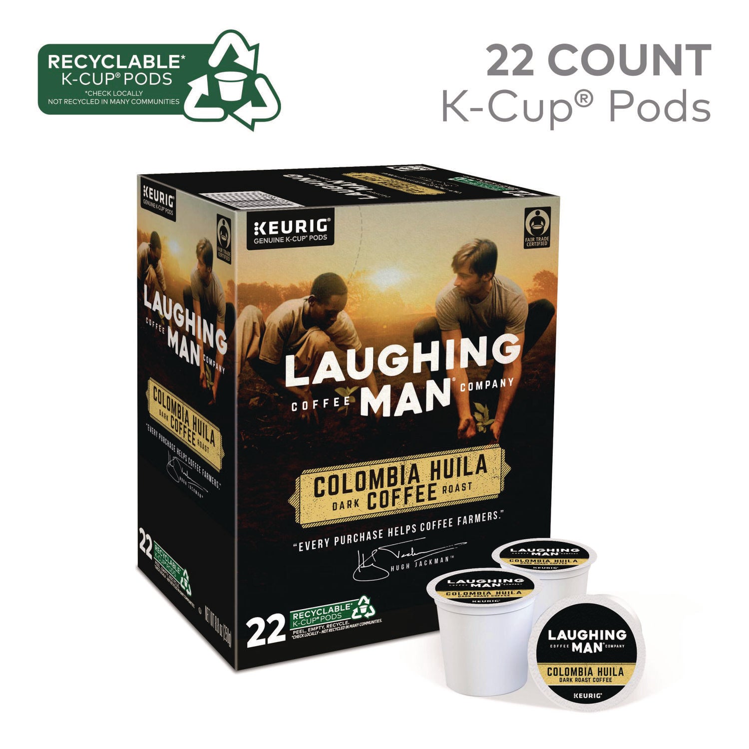 Colombia Huila K-Cup Pods, 22/Box - 6