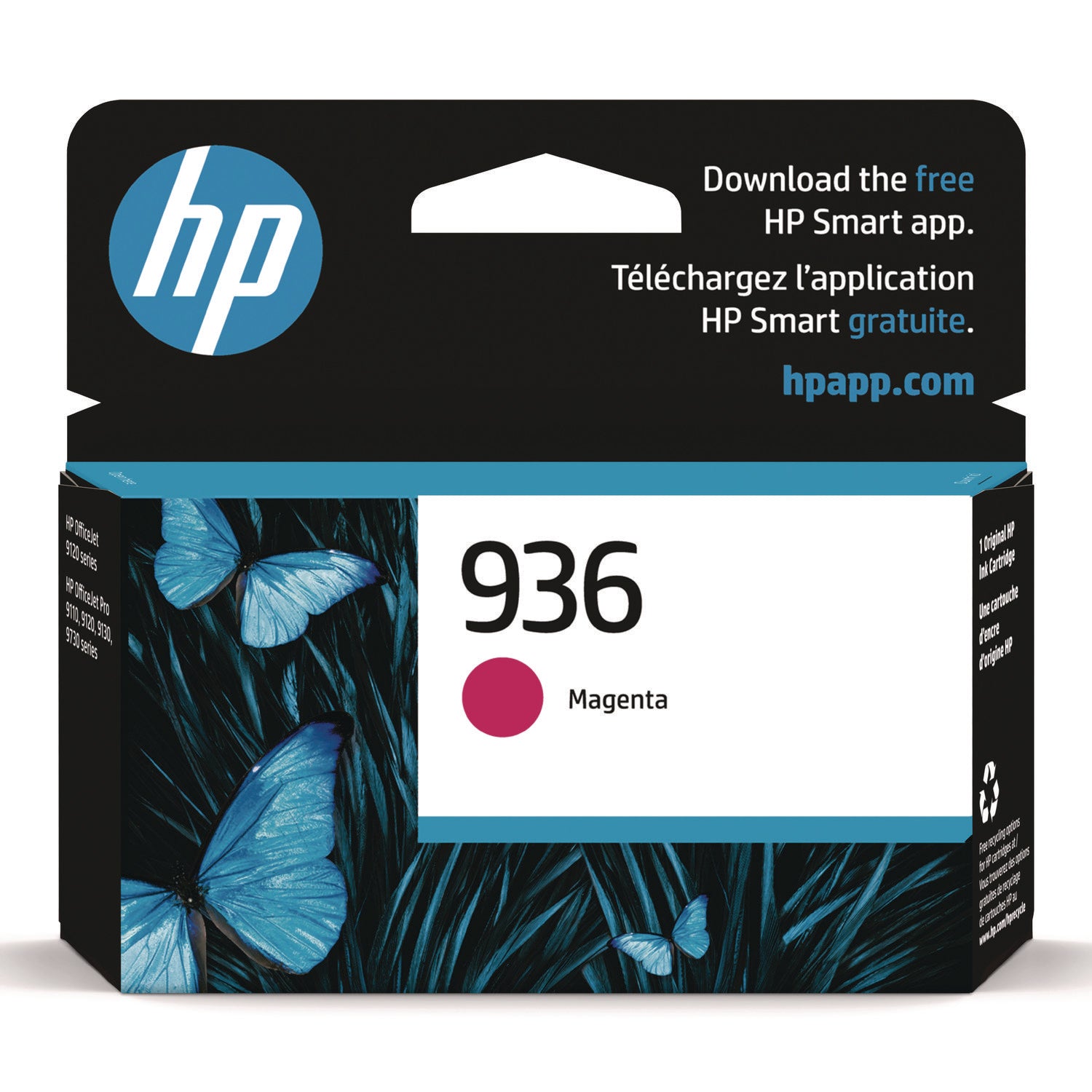 HP 936 Original Inkjet Ink Cartridge - Magenta Pack - 1