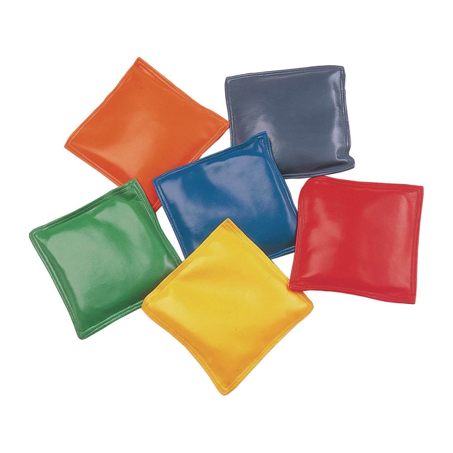 Bean Bag Set, Vinyl, 4", Assorted Colors, 12/Box - 6