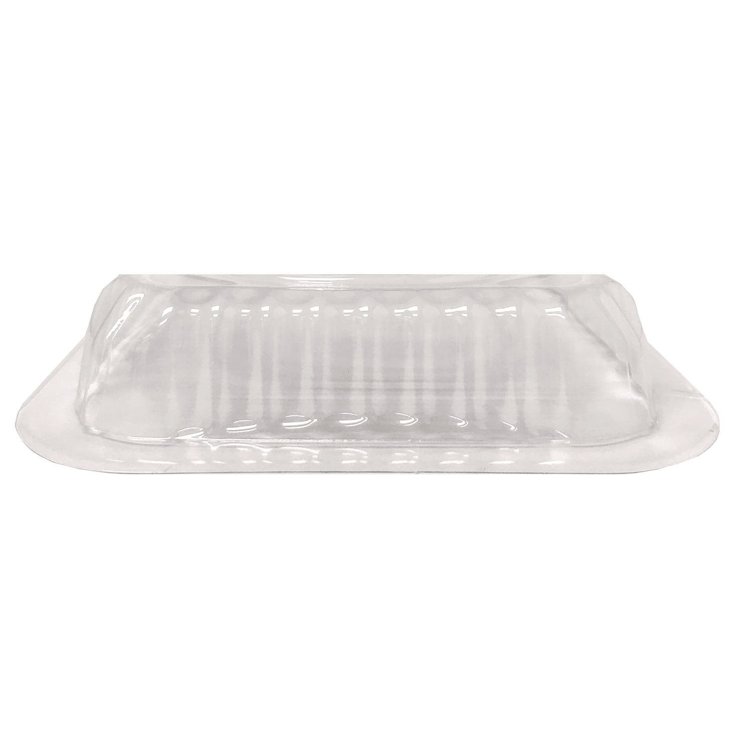 Plastic Dome Lids, Fits 1 lb Oblong Pan, Clear, 1,000/Carton - 4