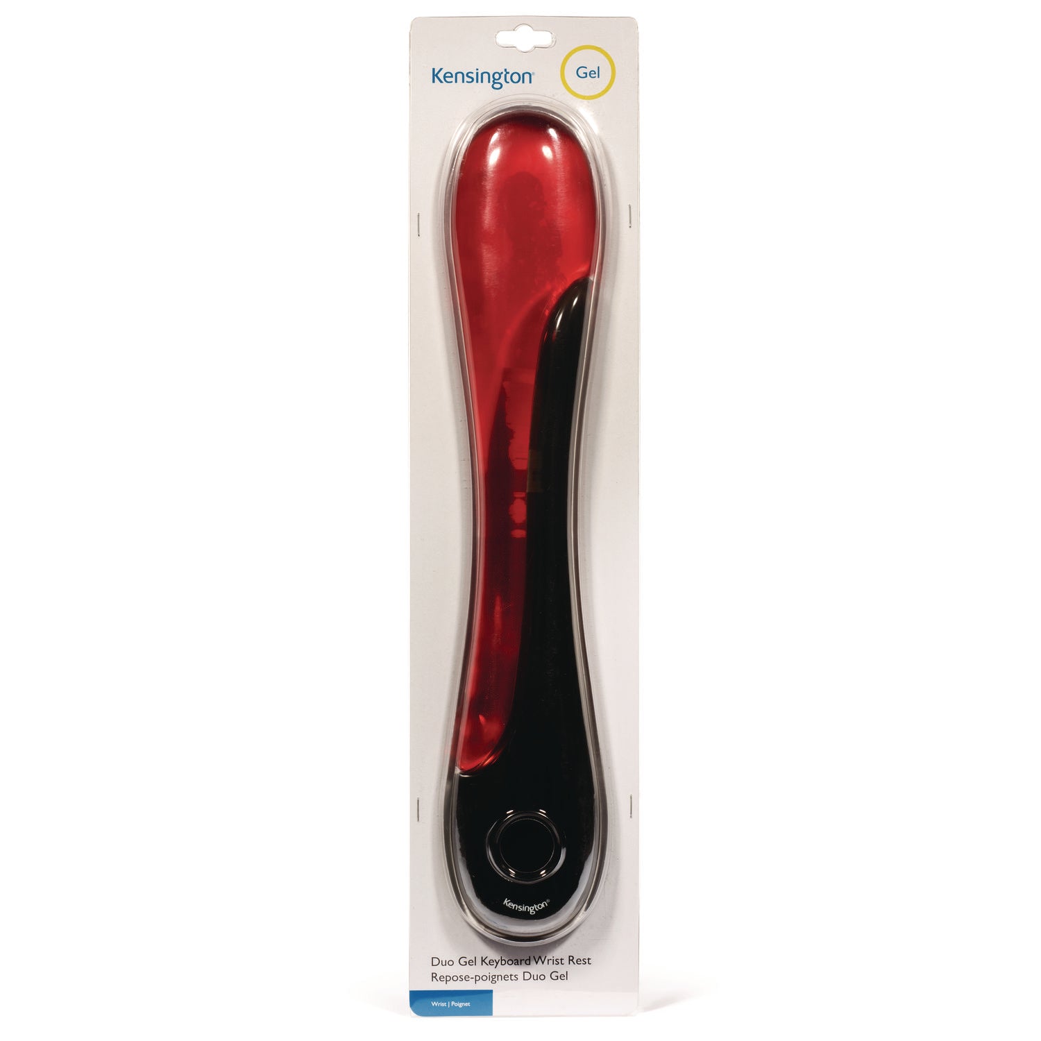 Duo Gel Wave Keyboard Wrist Rest, 22.62 x 5.12, Red - 3
