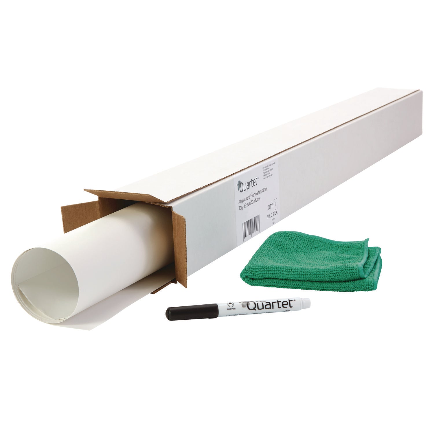 Anywhere Repositionable Dry-Erase Surface, 24 x 36, White Surface - 1