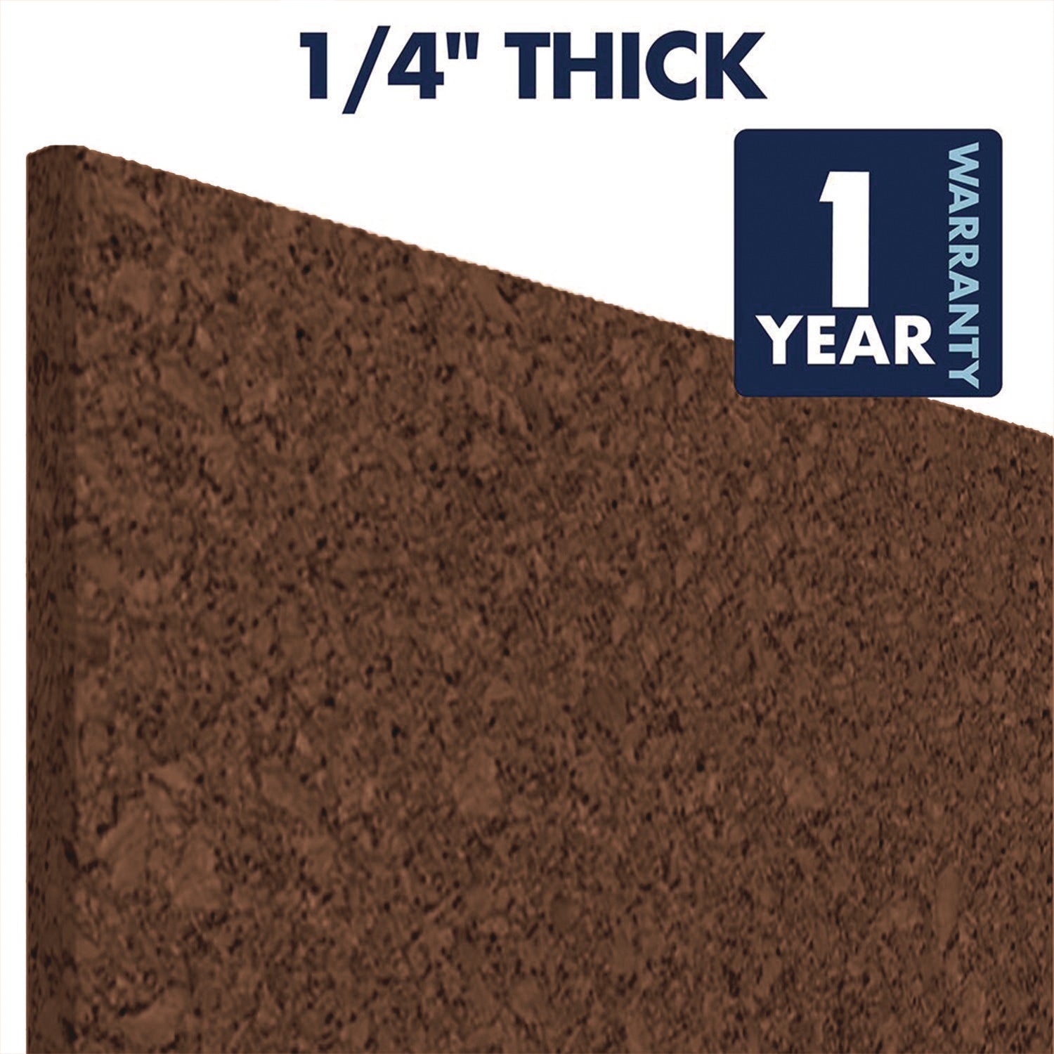 Cork Panel Bulletin Board, 12 x 12, Brown, 4 Panels/Pack - 4