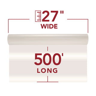 NAP-Lam I Roll Film, 1.5 mil, 27" x 500 ft, Gloss Clear, 2/Box - 4